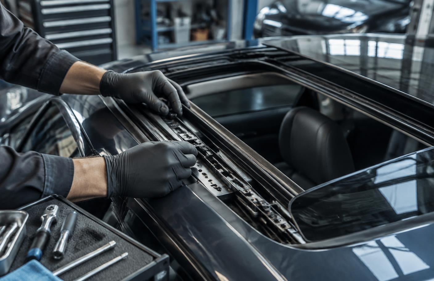 Avaliação técnica do mecanismo de um teto solar automotivo